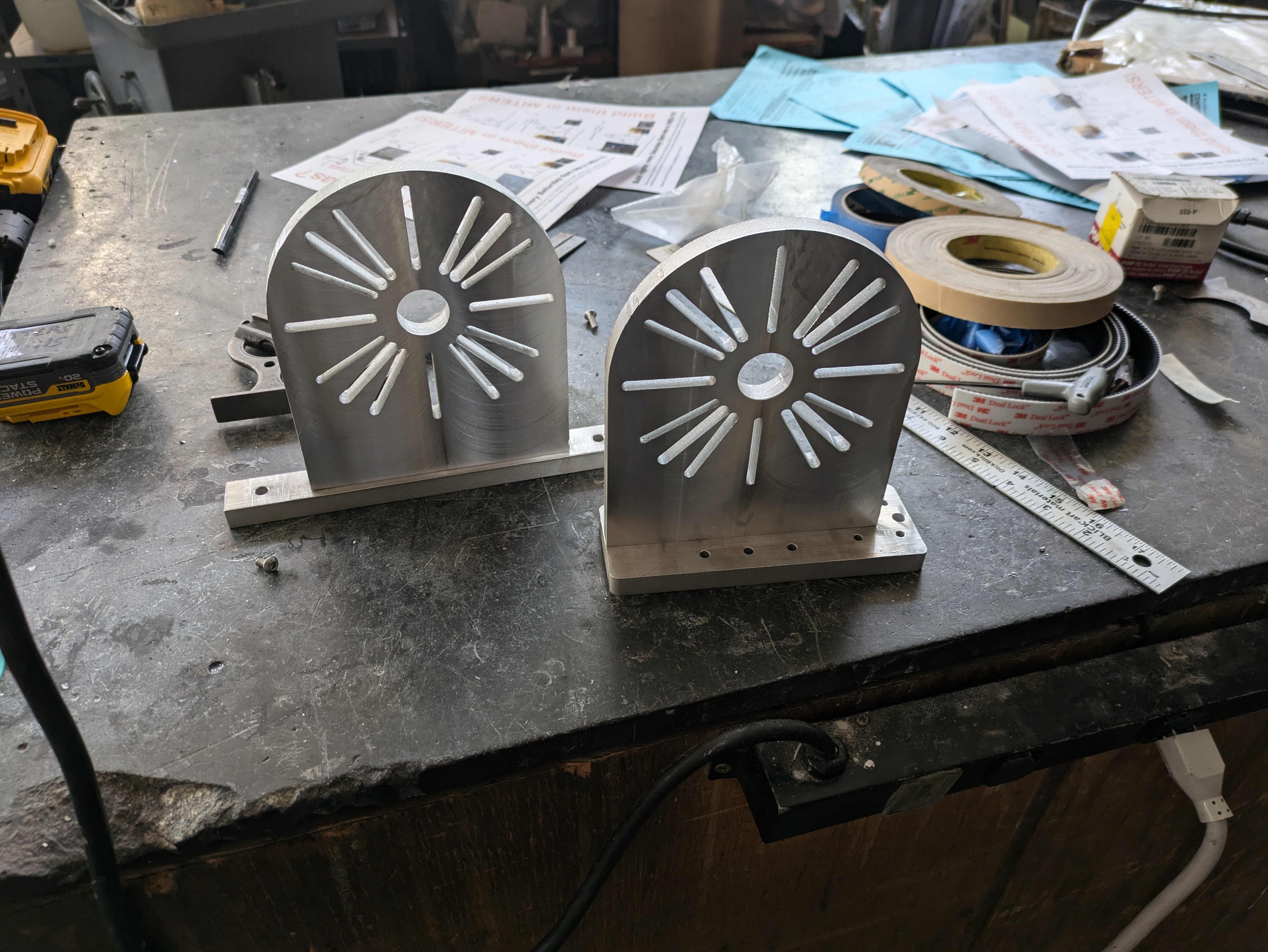 slotted mounting plates