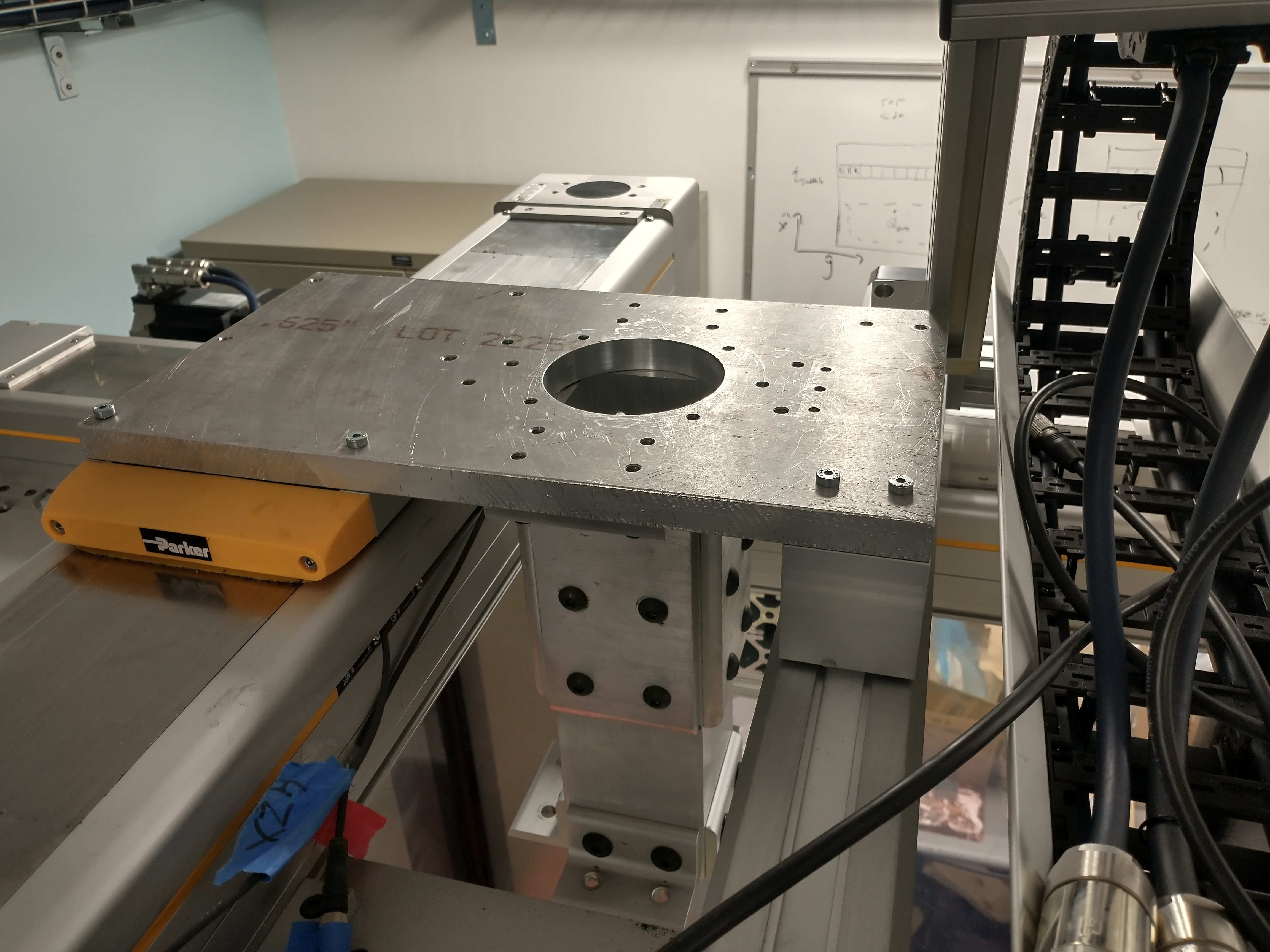 Pumping foil test setup
