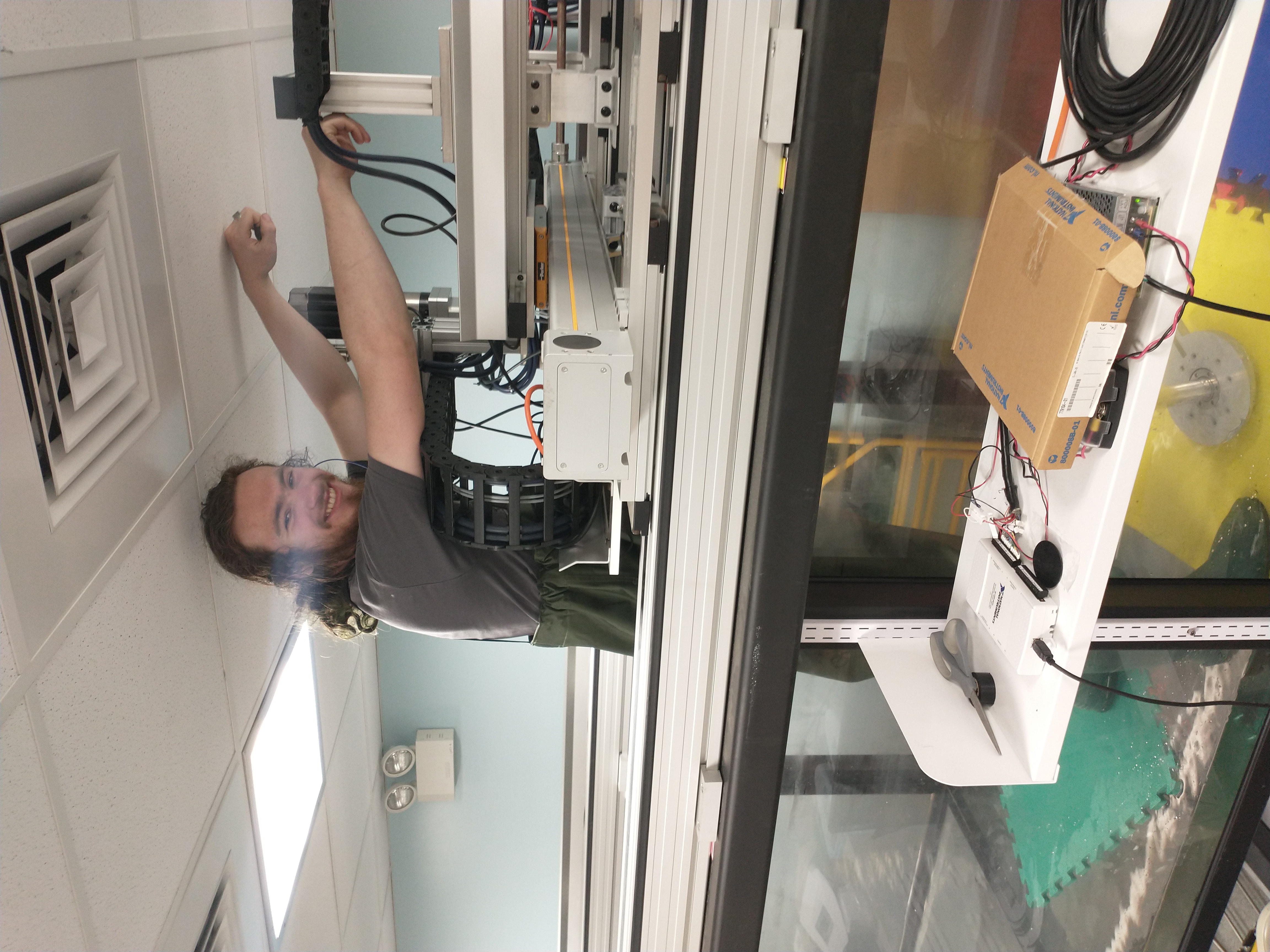 Pumping foil test setup