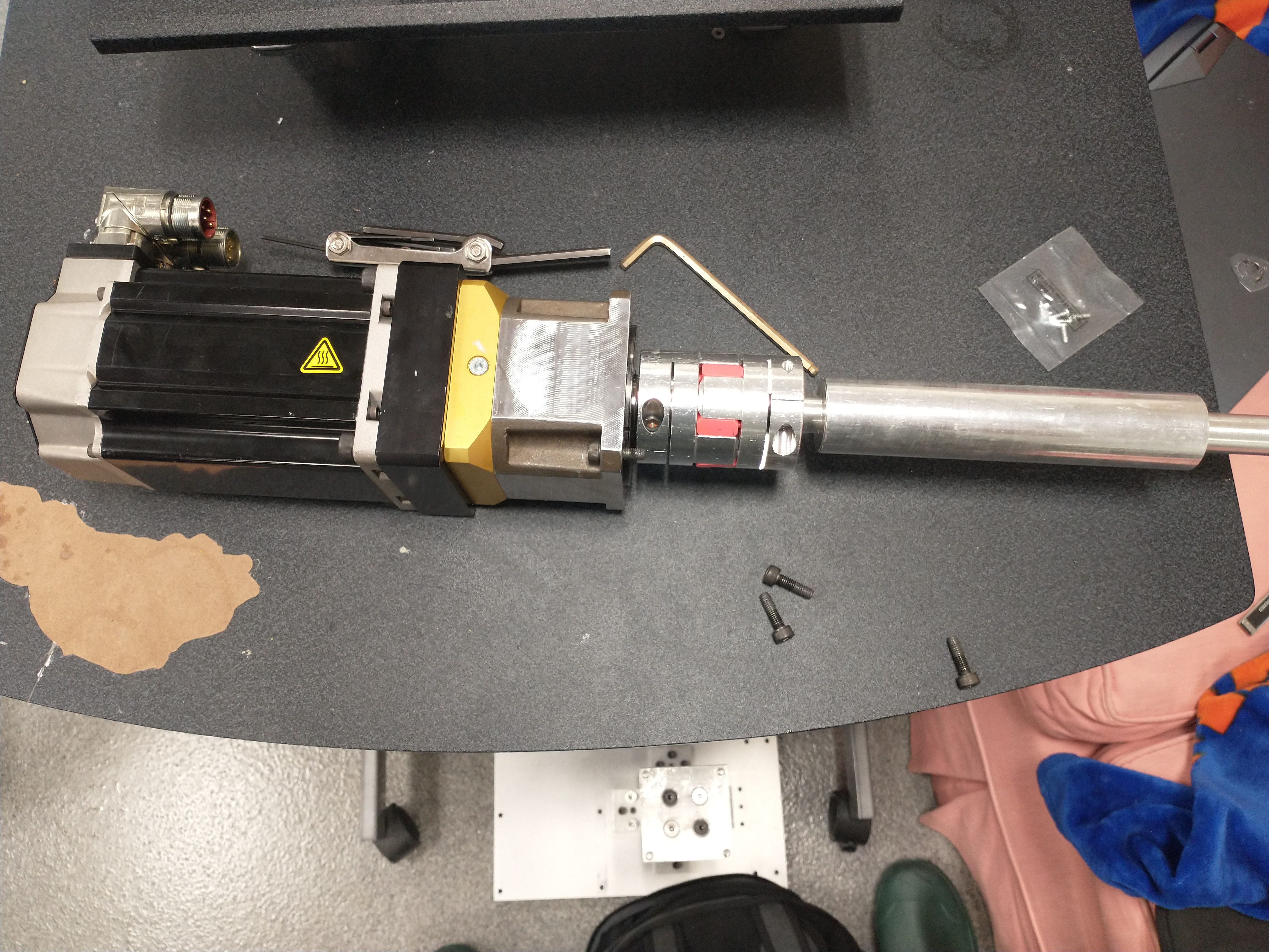 Pumping foil test setup